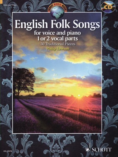 English Folk Songs, 1-2 Singstimmen, Klavier