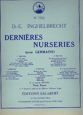 D. Inghelbrecht: La Nursery 6, Klav (Part.)