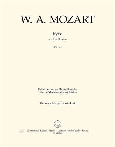 W.A. Mozart: Kyrie d-Moll KV 341 (368a), GchOrch (HARM)