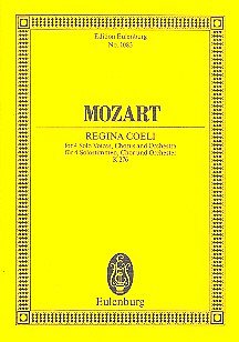 W.A. Mozart: Regina Coeli C-Dur Kv 276 Eulenburg Studienpart