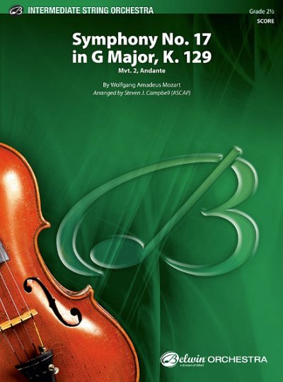 Symphony No. 17 in G Major, K. 129, Stro (Pa+St)