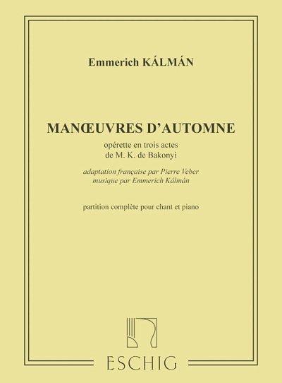 Manoeuvre D'Automne Ch-Piano , GesKlav