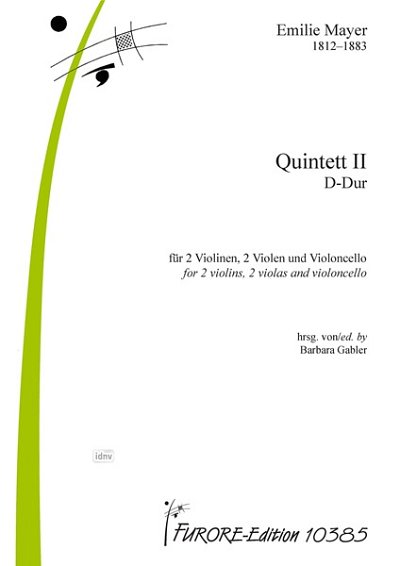 E. Mayer: Quintett II: Streichquintett D-Dur, 5Str (Pa+St)