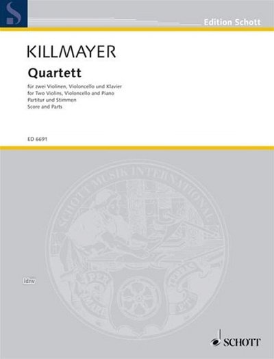 W. Killmayer: Quartett , 2VlVcKlav (Pa+St)