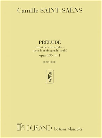 C. Saint-Saëns: Prelude Piano Op 135-1, Klav