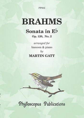 J. Brahms: Sonata in Eb major op. 120/2, FagKlav (KlavpaSt)