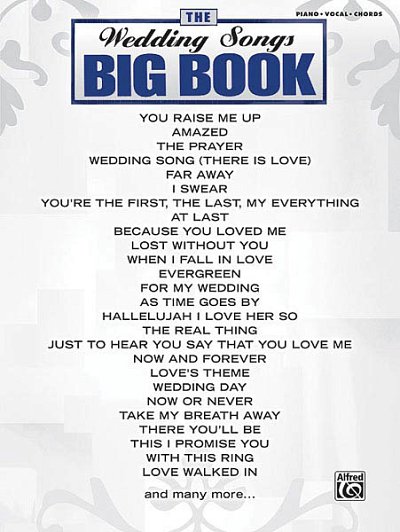 The Wedding Songs Big Book, GesKlaGitKey (SBPVG)