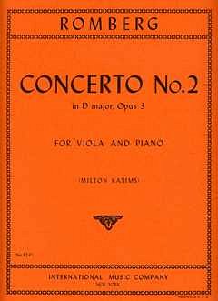 B. Romberg: Concerto N. 2 Op. 3 (Katims) (Bu)
