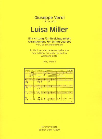 G. Verdi: Luisa Miller 2, 2VlVaVc (Part.)