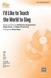 M. Bill Backer, Roquel Davis, Roger Cook, Roger Greenaway, Mark Hayes: I'd Like to Teach the World to Sing 2-Part