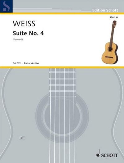 Weiss Silvius Leopold: Suite Nr 4 A Gitarren Archiv