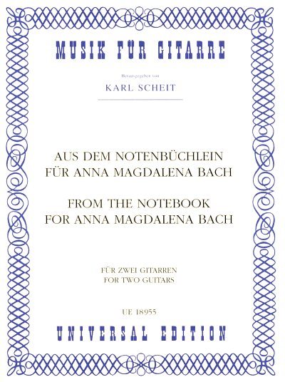 J.S. Bach: Aus dem Notenbüchlein für Anna Magdalena B (Sppa)