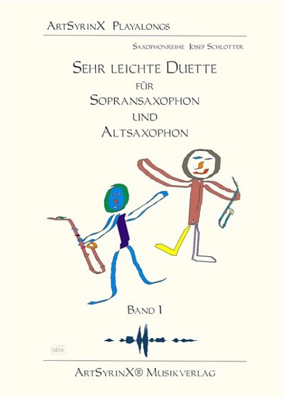 J. Schlotter: Sehr leichte Duette 1, 2Sax (Sppa+CD)