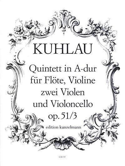 K.F. Daniel: Quintett A-Dur op. 51/3 (Stsatz)