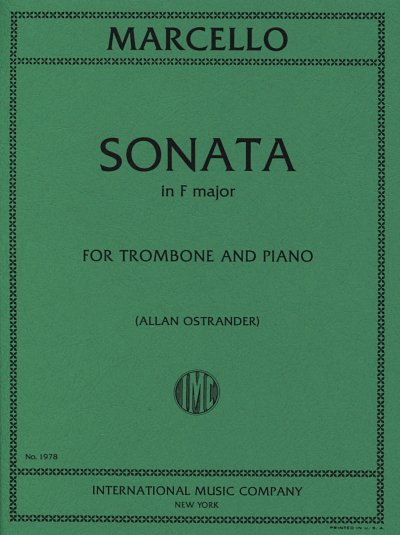 B. Marcello: Sonate in F-Dur, PosKlav (KlavpaSt)