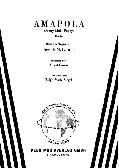 R. Siegel: Amapola - Pretty Little Poppy, GesKlaGitKey (EA)