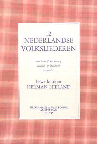 12 Nederlandse Volksliederen (Bu)