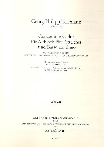 G.P. Telemann: Konzert C-Dur