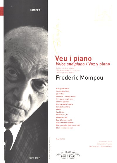F. Mompou: Veu i piano, GesKlav