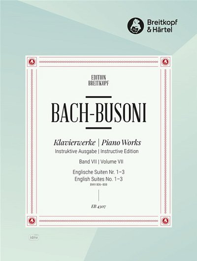 J.S. Bach: Englische Suiten, Nr. 1-3, Cemb/Klav