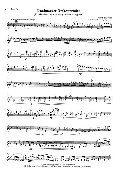 P.I. Tsjaikovski: Nussknacker-Orchestersuite
