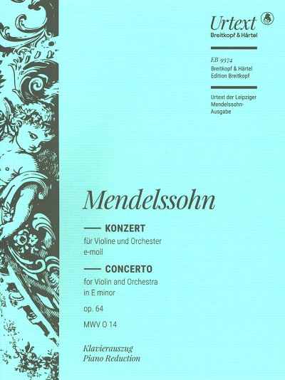 F. Mendelssohn Barth: Violinkonzert e-moll op, VlOrch (KASt)