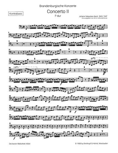 J.S. Bach: Brandenburgisches Konzert 2 F-Dur Bwv 1047