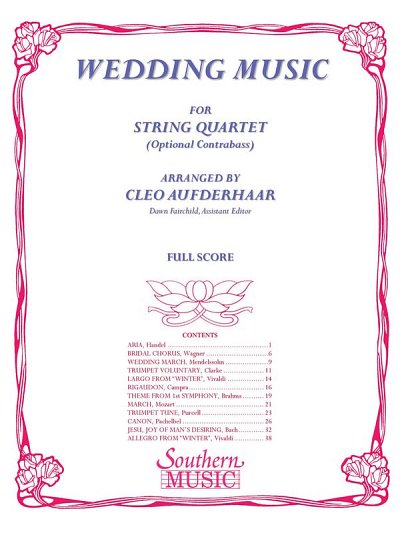 Wedding Music, 2VlVla2Vc (Pa+St)