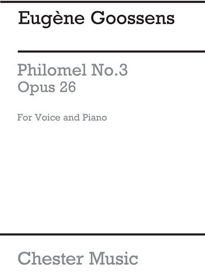 Philomel from 'Three Songs Op.26', GesMKlav