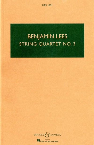 String Quartet No. 3, 2VlVaVc (Stp)