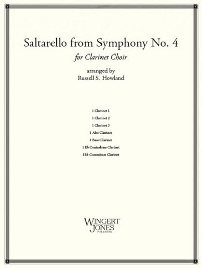 F. Mendelssohn Barth: Saltarello from Sympho, Klarch (Pa+St)
