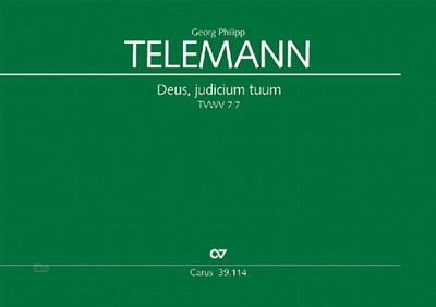 G.P. Telemann: Deus Judicium Tuum Twv 7/7 Psalm 71