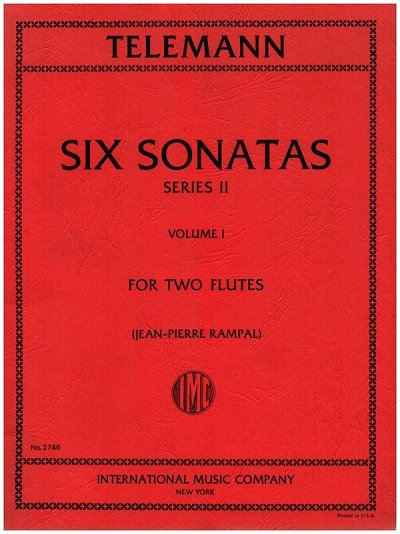 G.P. Telemann: 6 Sonate Serie Ii Vol. 1 (Rampal), 2Fl (Sppa)