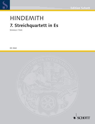 P. Hindemith: 7th String quartet in E flat
