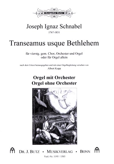 J. Schnabel: Transeamus usque Bethlehem, Gch4Org;Orch (Org)