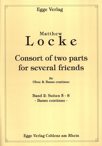 M. Locke: Consort of two parts for several friends 2, ObBc