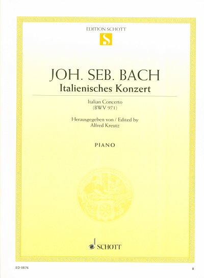 J.S. Bach: Italienisches Konzert BWV 971 , Klav