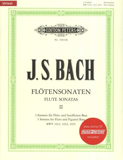 J.S. Bach: Flötensonaten 2, FlBc (KlavpaSt+CD)