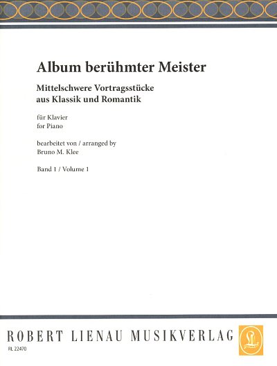 Album berühmter Meister Band 1, Klav