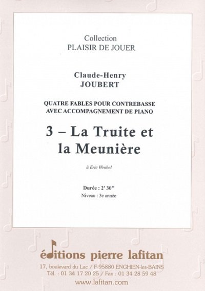 C.-H. Joubert: 4 Fables - 3. la Truite et, KbKlav (KlavpaSt)