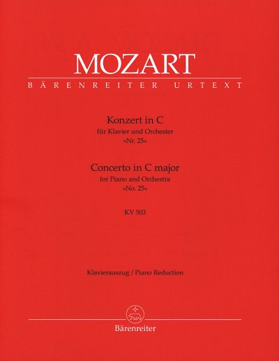 W.A. Mozart: Konzert Nr. 25 in C KV 503, 2Klav (KA)
