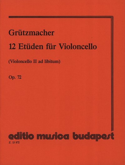 G. Friedrich: 12 Etüden op. 72, 1-2Vc