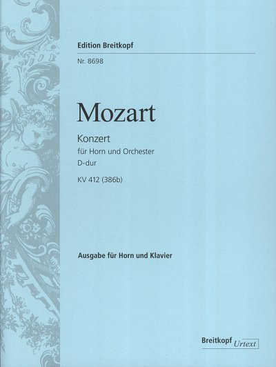 W.A. Mozart: Hornkonzert [Nr. 1] KV 412 (386, HrnKlav (KASt)