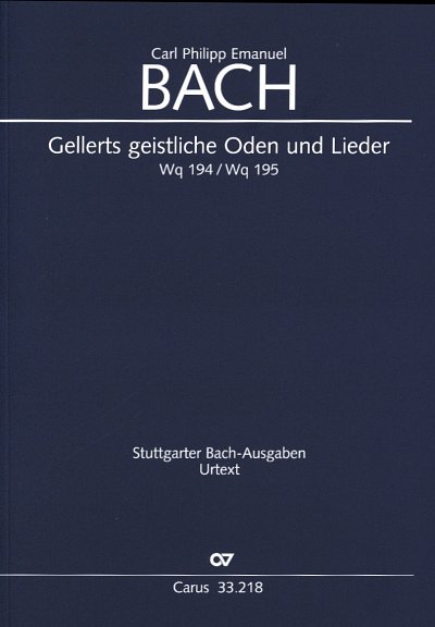 C.P.E. Bach: Bach, C.P.E.: Geistliche Oden und Lieder (Gelle