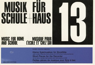 H. Bodenmann: Musik Fuer Schule + Haus 13