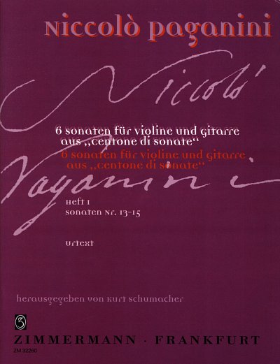 N. Paganini: 6 Sonaten 1 Sonate 13-15