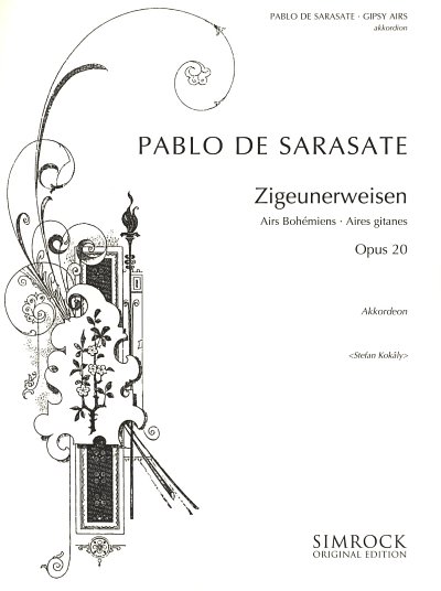 S. Sarasate y Navascuez, Martín Melitón Pablo de: Zigeunerweisen op. 20