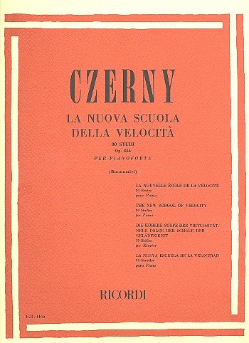 C. Czerny: La Nuova Scuola Della Velocita, Klav