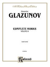 DL: Glazunov: Complete Works (Volume II)