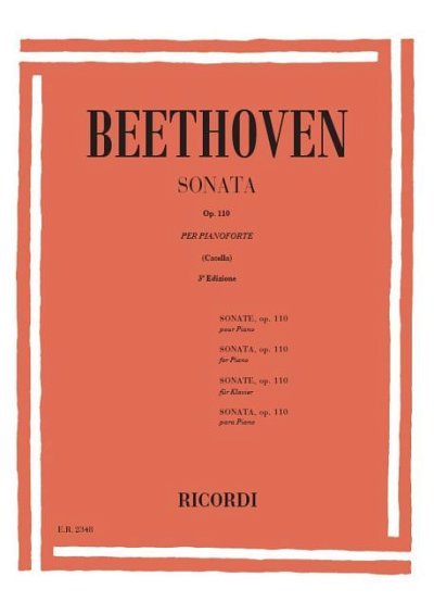 L. v. Beethoven: 32 Sonate: N. 31 In La Bem. Op. 110, Klav